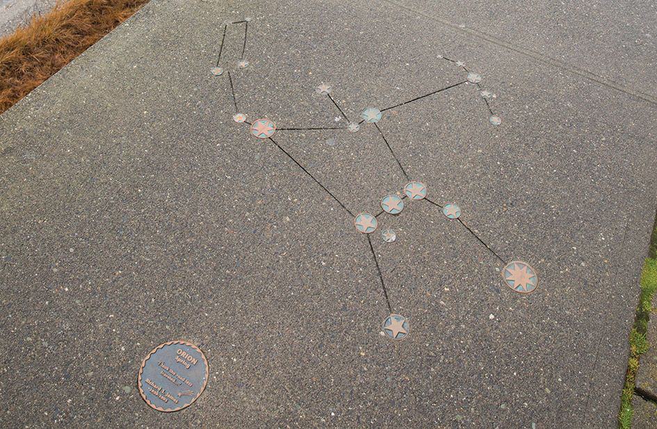 An Avenue of Stars Near Alki Beach An Avenue of Stars Near Alki Beach