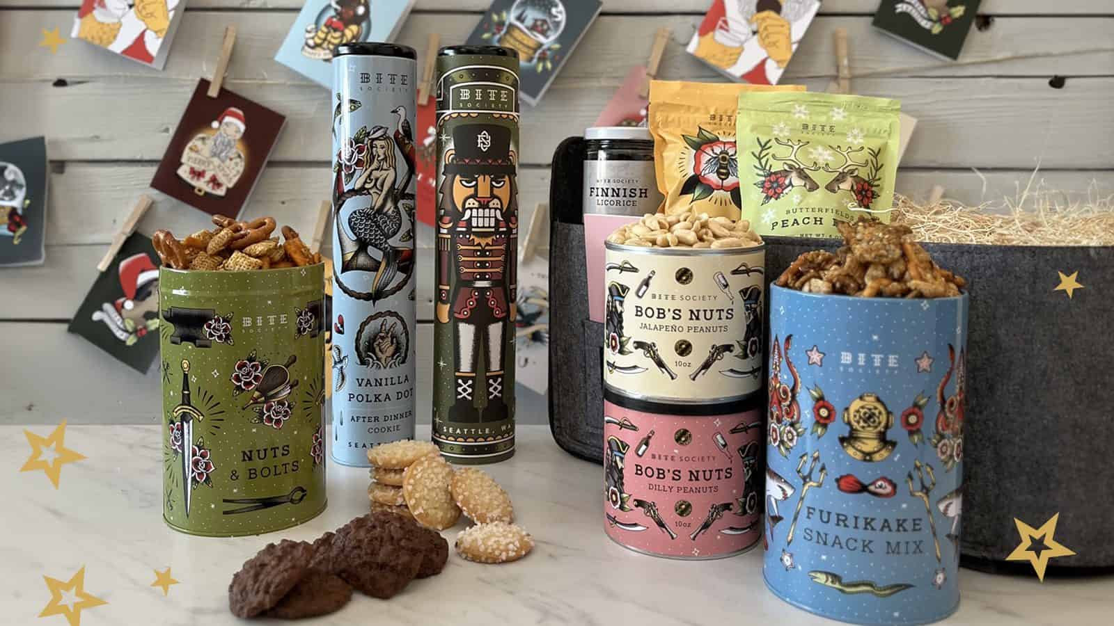 SnacksForTheSleighGiftBasket_BiteSociety_1600x900 "Snacks for the Sleigh" gift basket at Bite Society