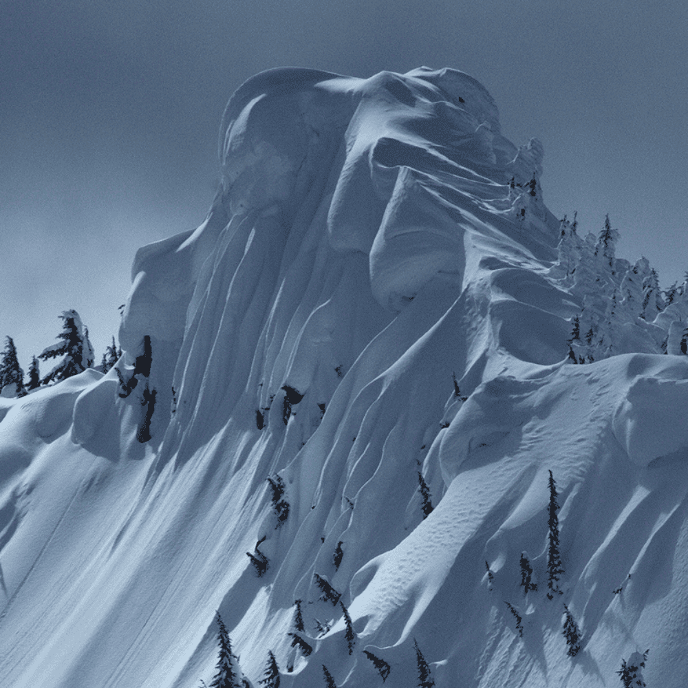 Cornice at Stevens Pass 2og-cropped Photography by Gil Aegerter